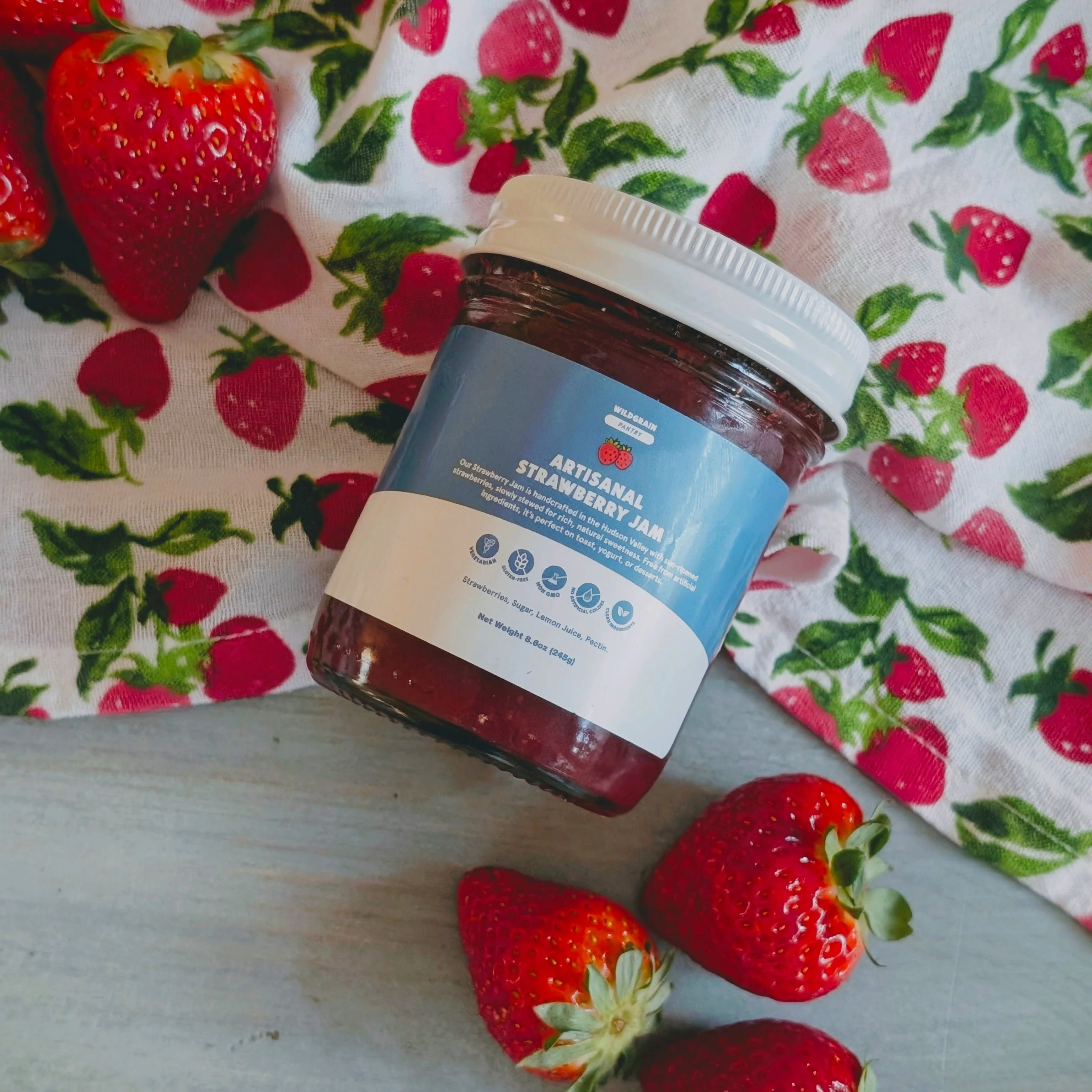 Artisanal Strawberry Jam (8.6oz) - Image 4