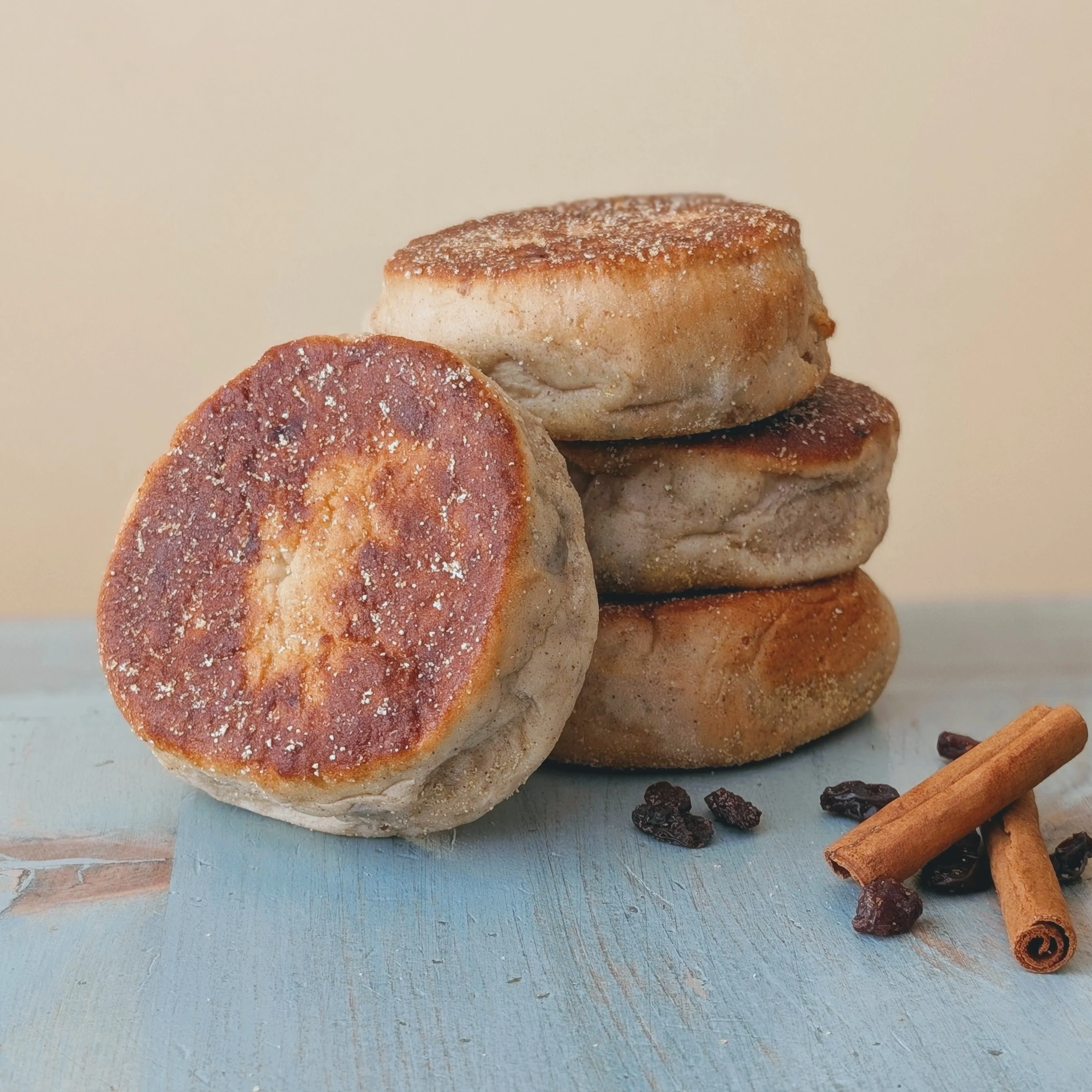 Cinnamon Raisin English Muffins (4-pack) - Image 4