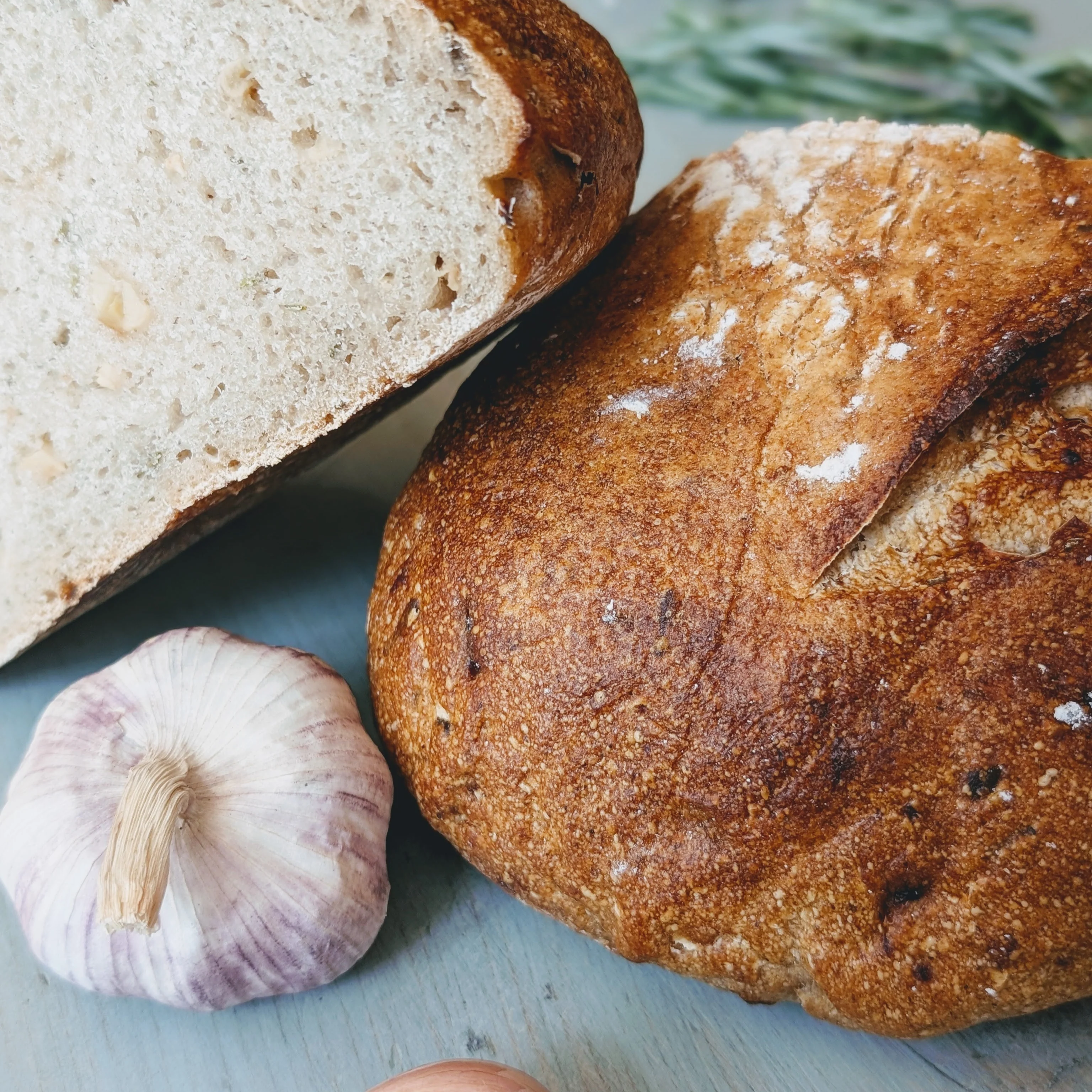 Gluten-Free Sourdough Rosemary-Garlic Loaf - Image 4