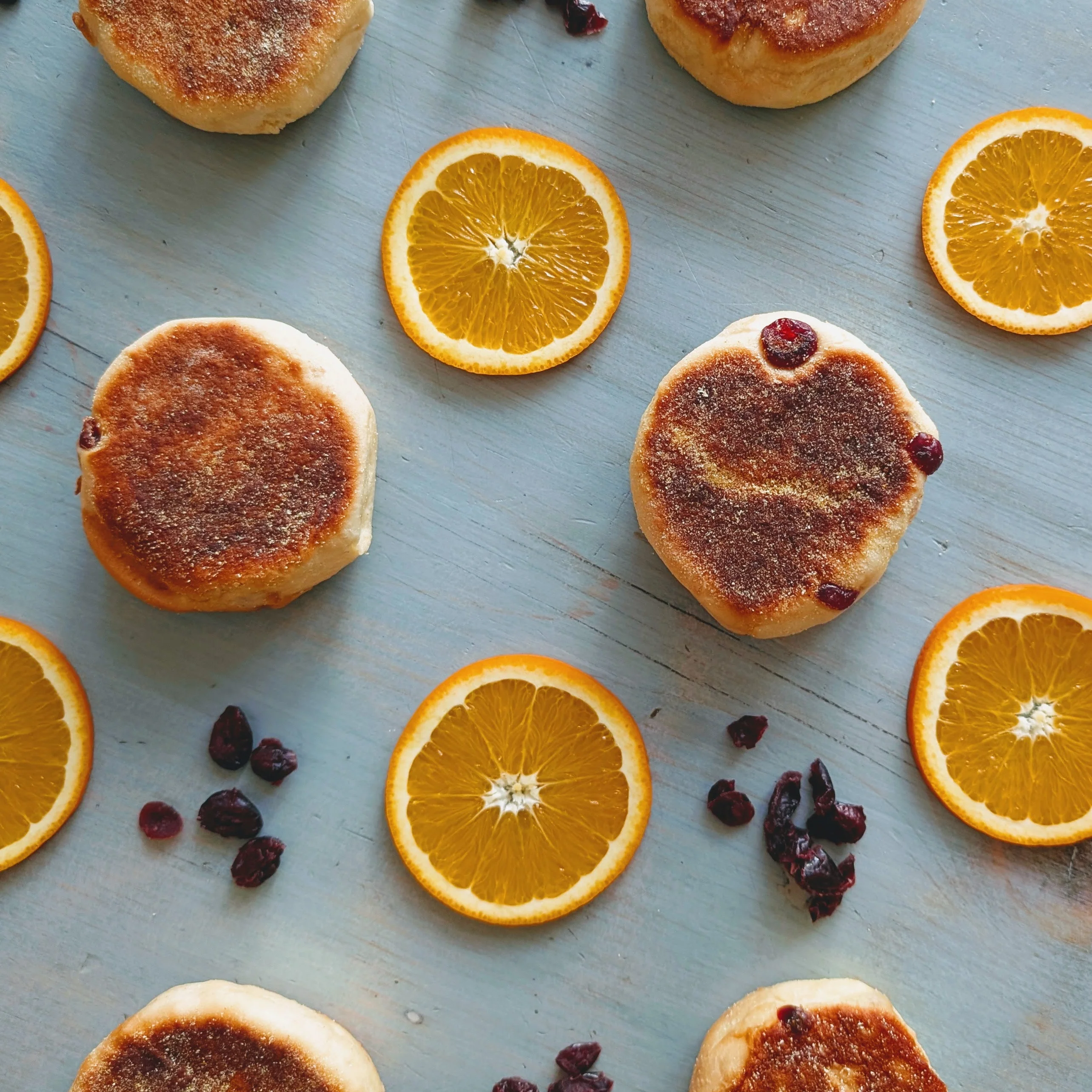 Orange Cranberry English Muffins (4-pack) - Image 3