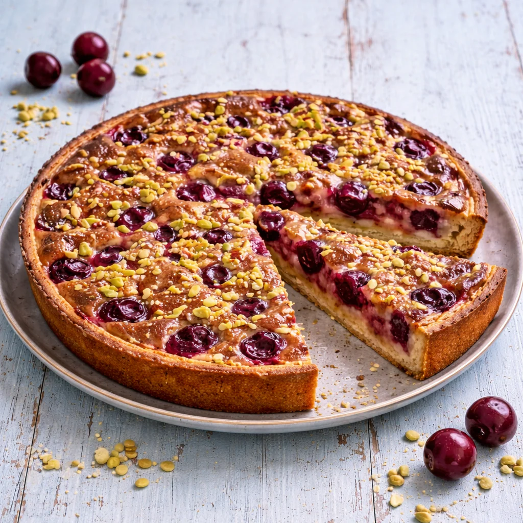 Morello Cherry Pistachio French Tart - Image 3