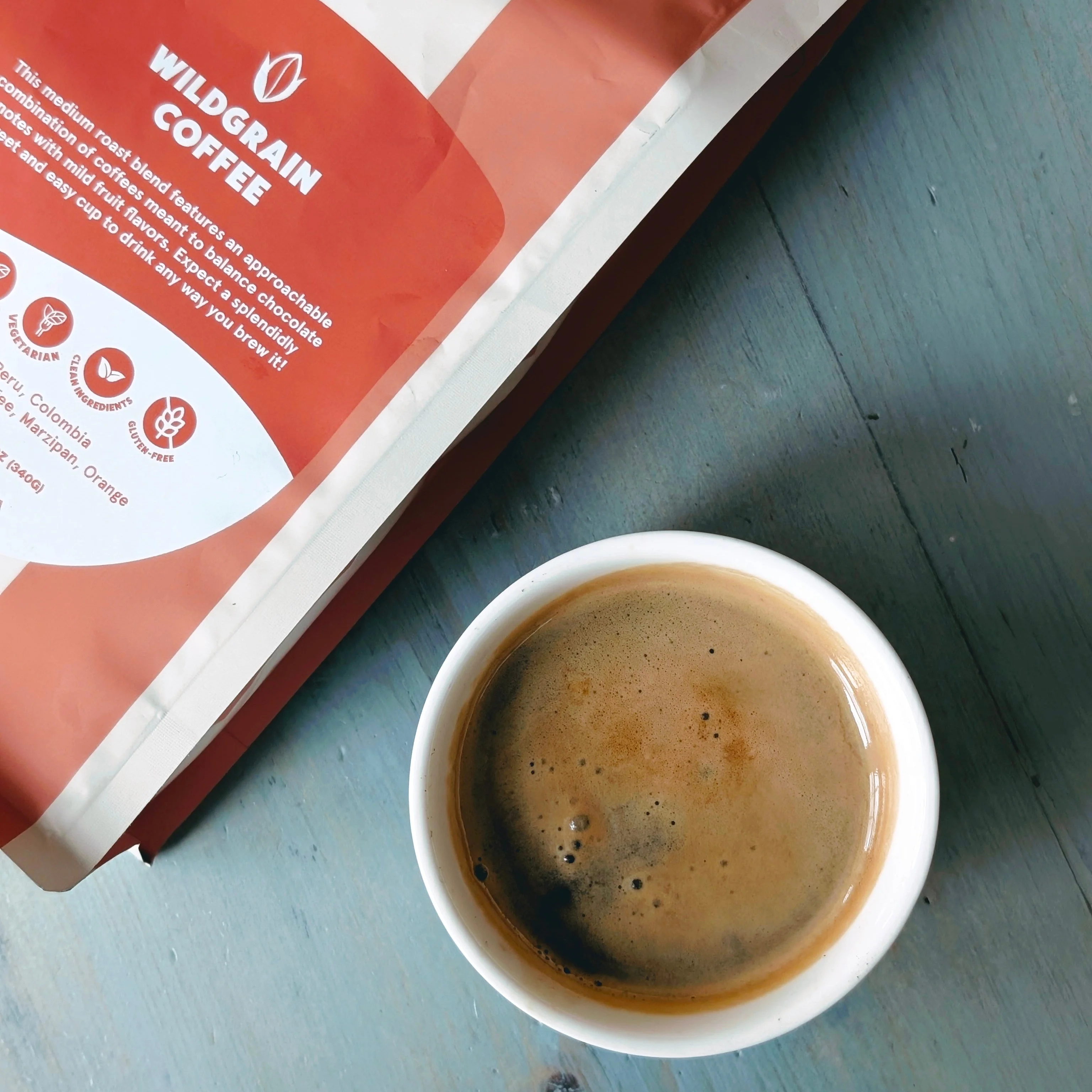 Wildgrain Coffee · Medium Roast · Whole Beans (12oz) - Image 2